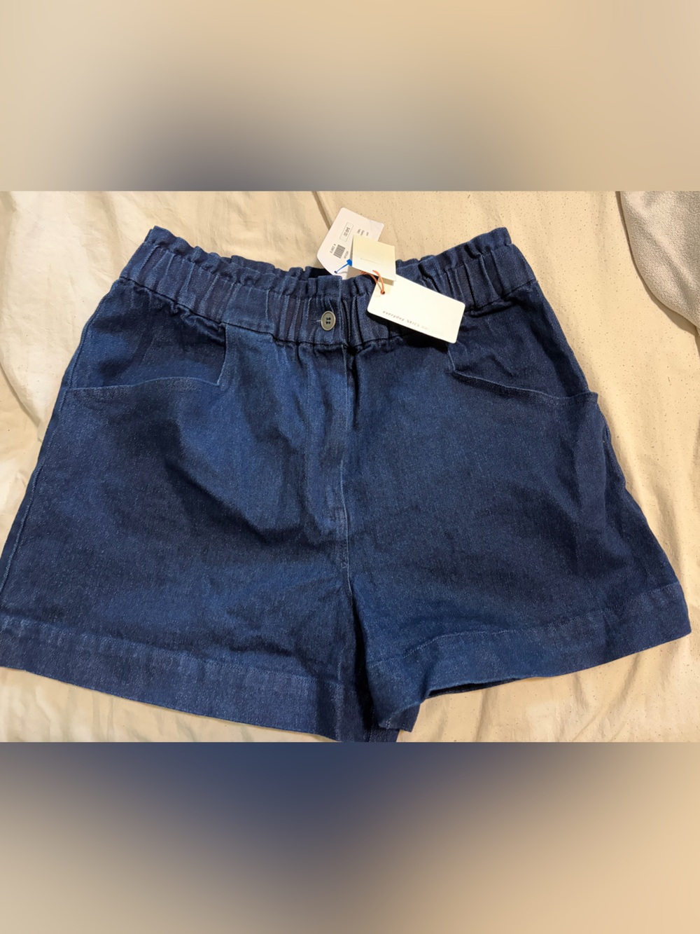 Elastic Waist Denim Shorts - NWT